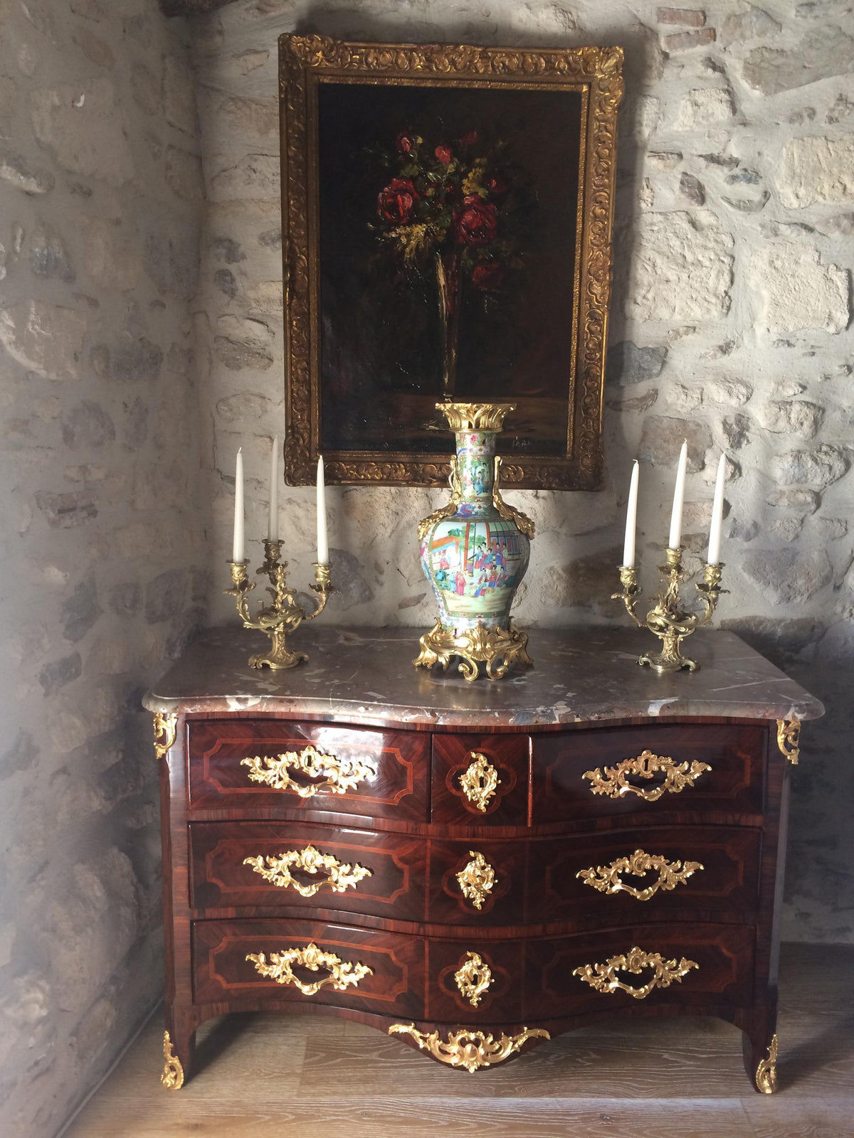 Pair of 19th Century French Gilt Bronze Candelabras, Louis XVI Style — detail 14