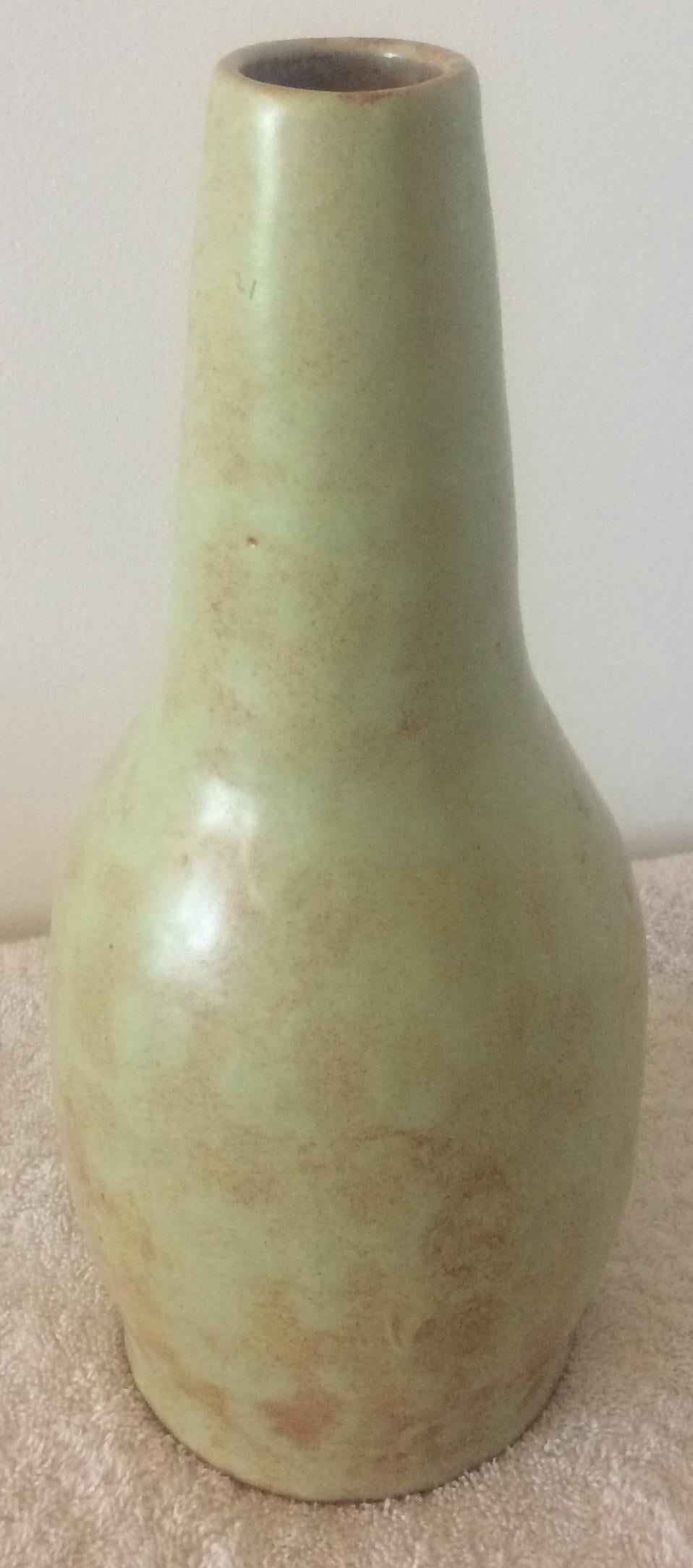 French Ceramic Vase from Vallauris Signed Chabrol — detail 5