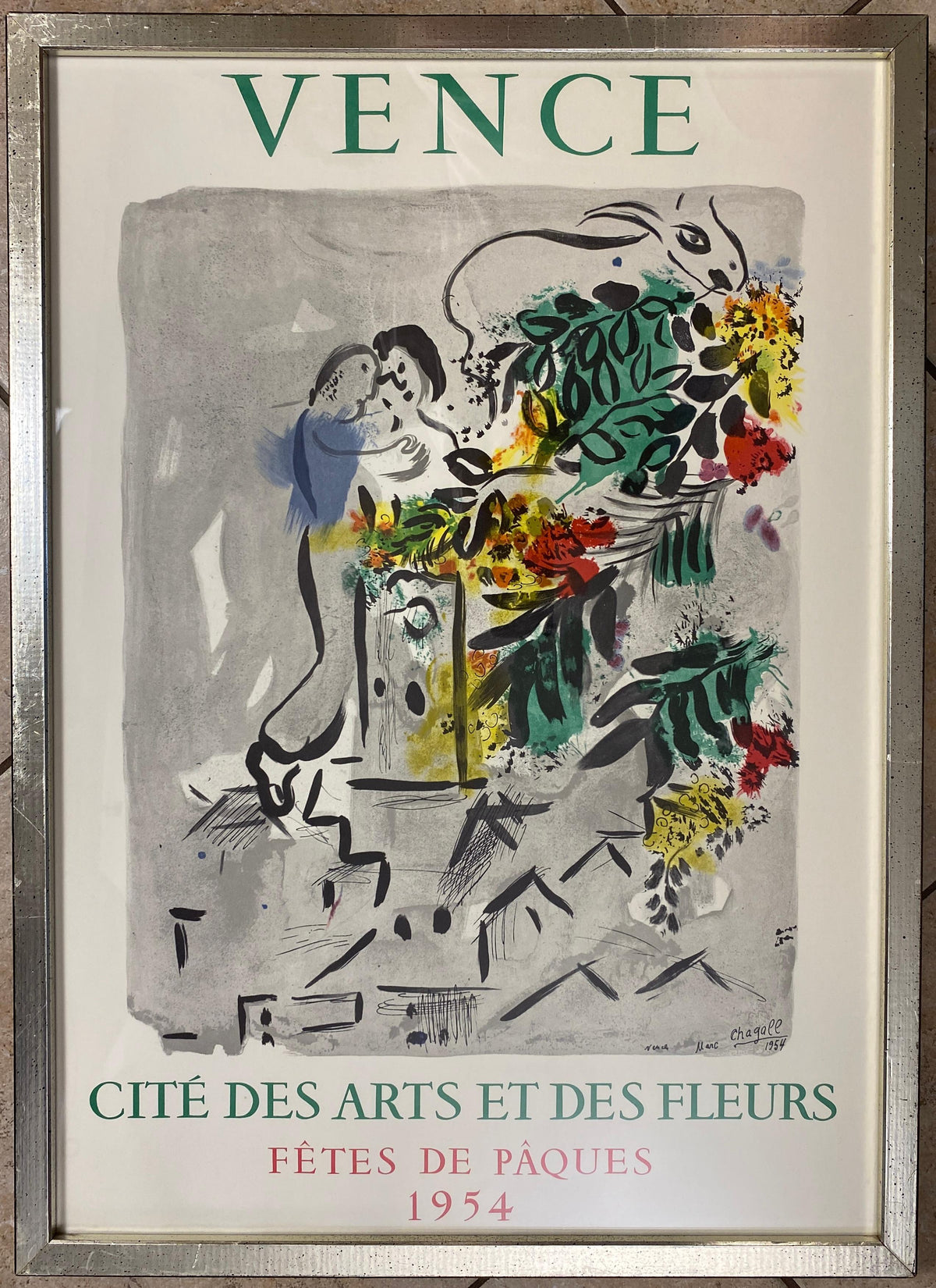 Marc Chagall Vintage Print — detail 2