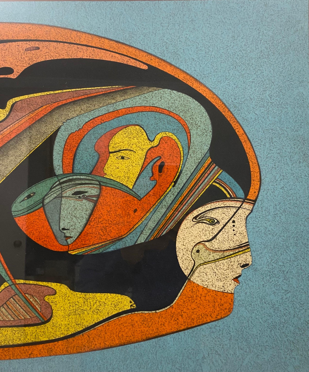Mihail Chemiakin Color Lithograph Signed — detail 3
