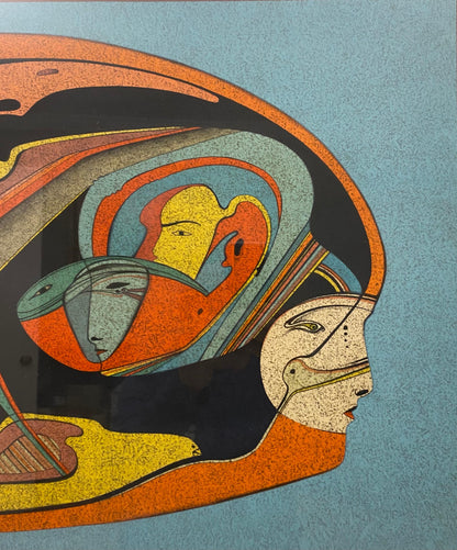 Mihail Chemiakin Color Lithograph Signed — detail 3