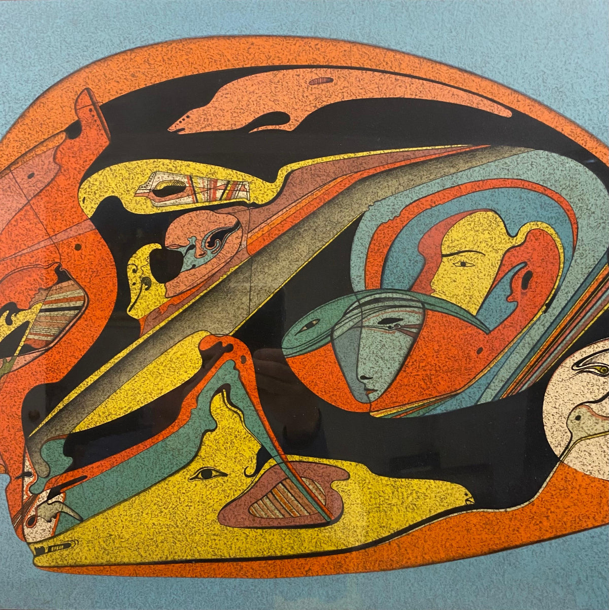 Mihail Chemiakin Color Lithograph Signed — detail 2