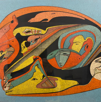 Mihail Chemiakin Color Lithograph Signed — detail 2