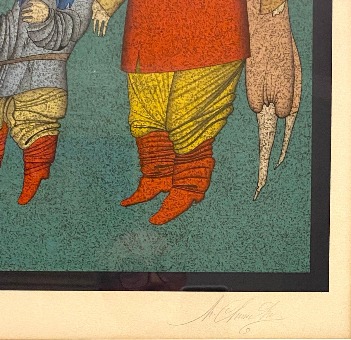 Mihail Chemiakin Color Lithograph Signed — detail 3