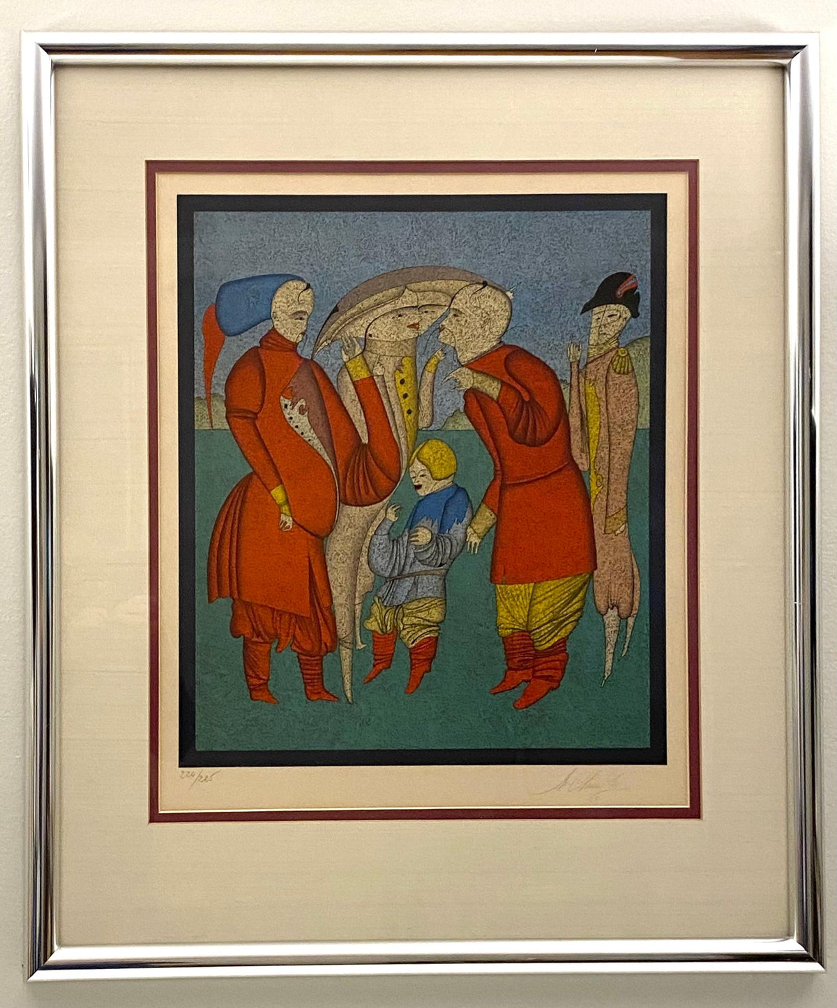 Mihail Chemiakin Color Lithograph Signed — detail 5