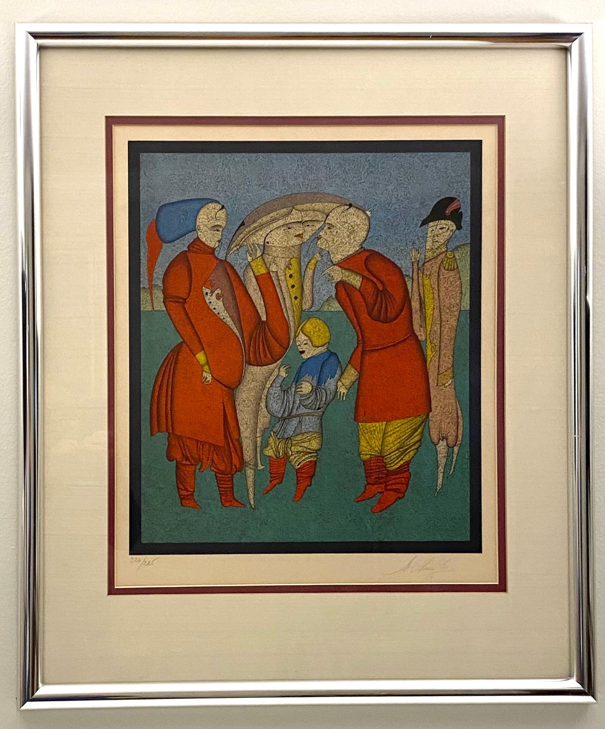 Mihail Chemiakin Color Lithograph Signed — detail 5