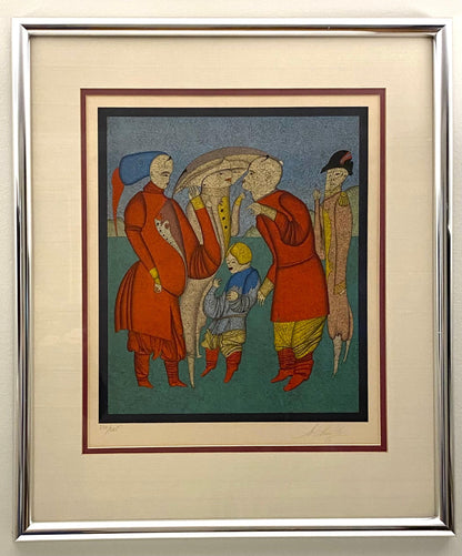 Mihail Chemiakin Color Lithograph Signed — detail 5