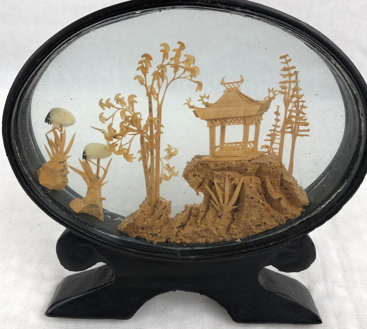 20th Century Chinese Cork Diorama, circa 1950s — detail 3