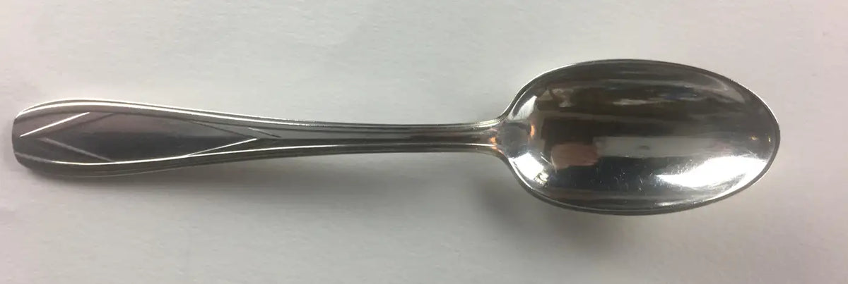 French Art Deco Silver Plated Tea Spoon Set of 12 with Original Box — detail 2