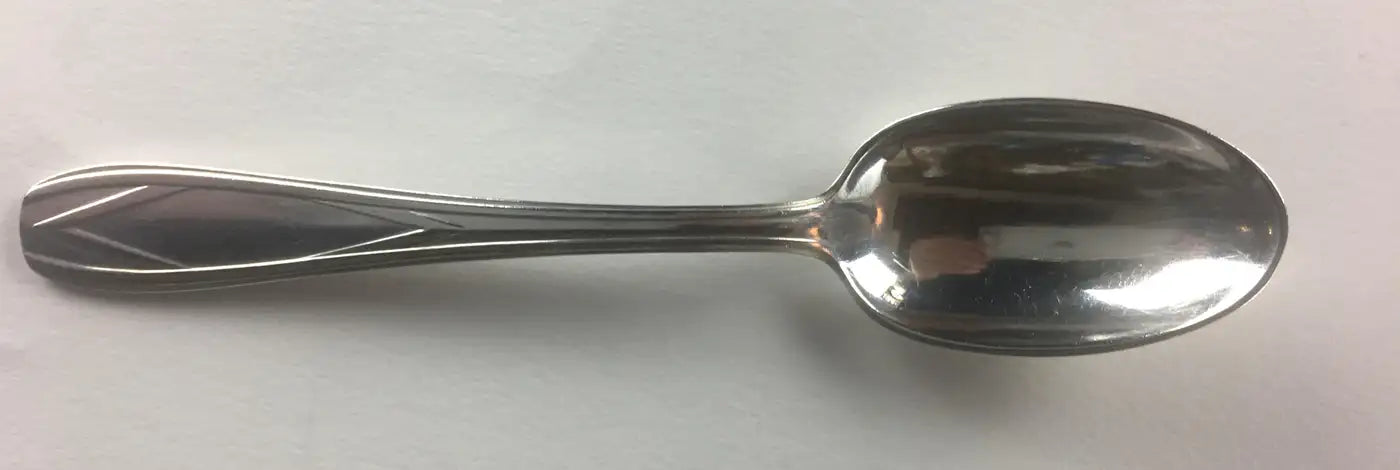 French Art Deco Silver Plated Tea Spoon Set of 12 with Original Box — detail 2