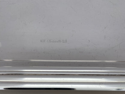 Small Cocktail Tray by Christofle, French Art Deco Silver Plated Serving Tray — detail 2