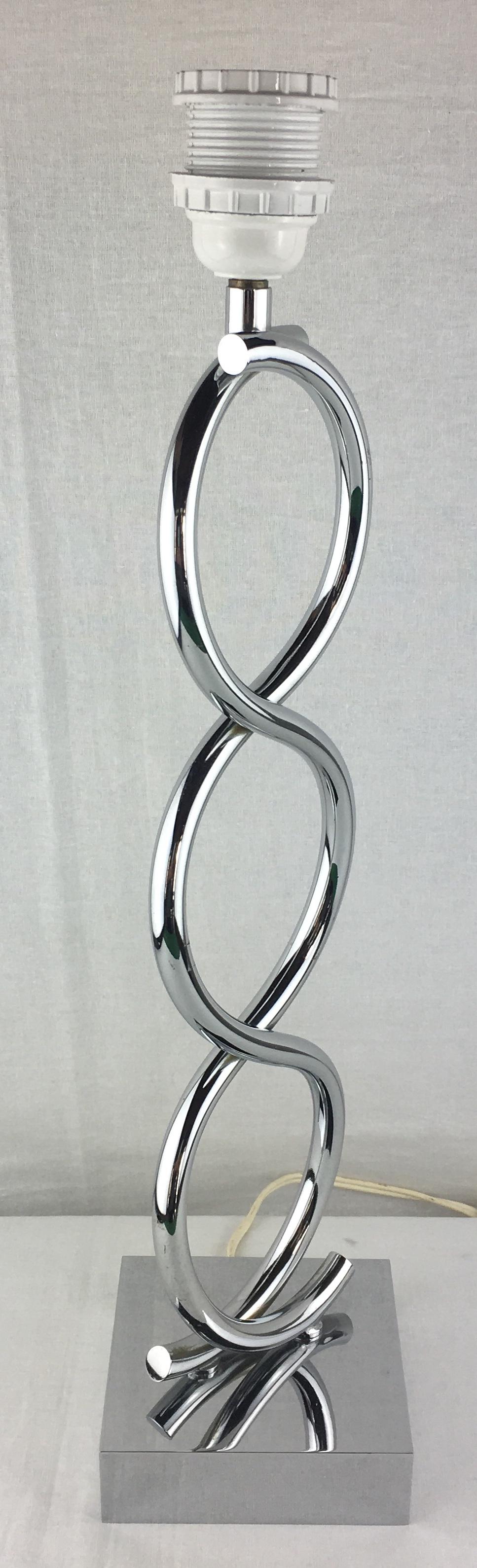 Chrome Table Lamp — detail 2