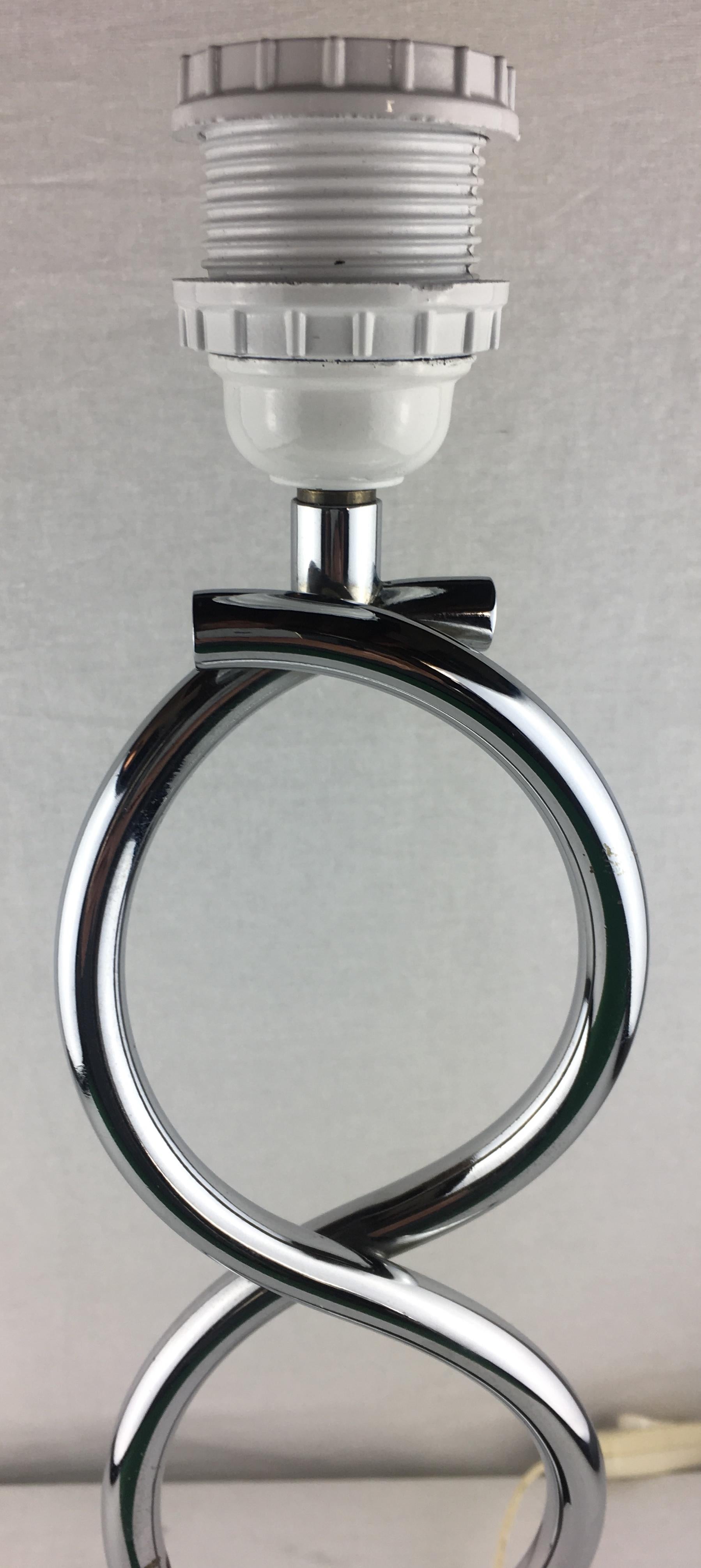 Chrome Table Lamp — detail 3