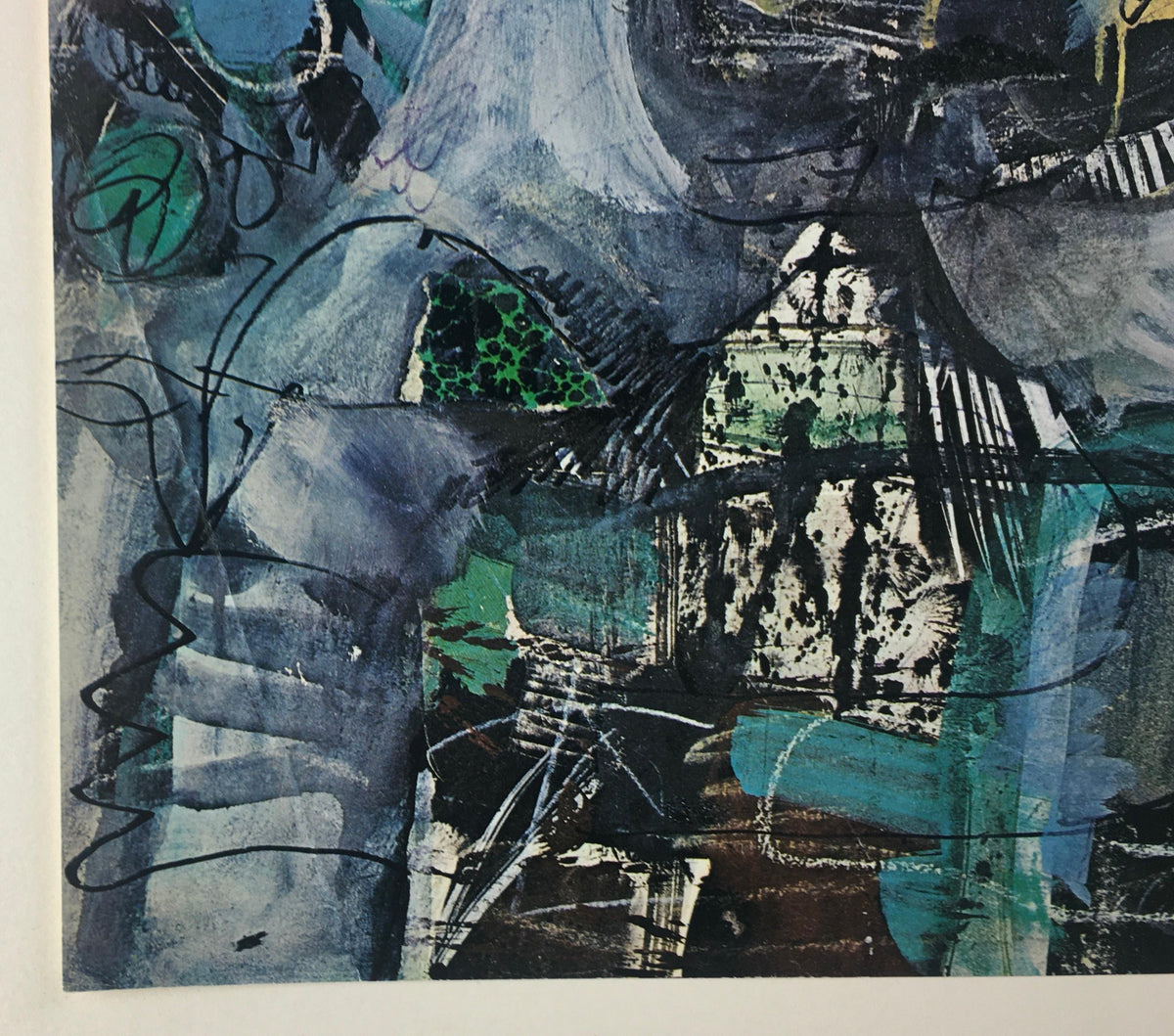 Original Surrealist Art Exhibition Poster, Antoni Clave in Ginza Japan — detail 6