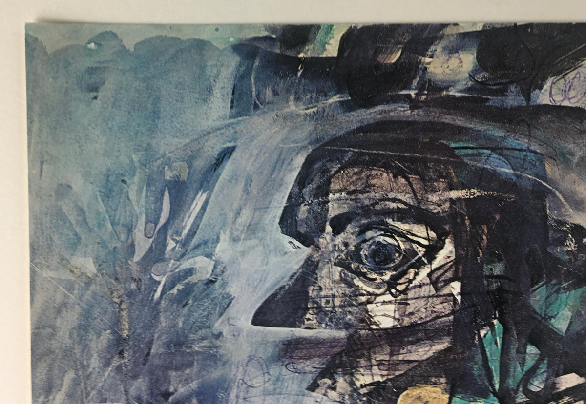 Original Surrealist Art Exhibition Poster, Antoni Clave in Ginza Japan — detail 8