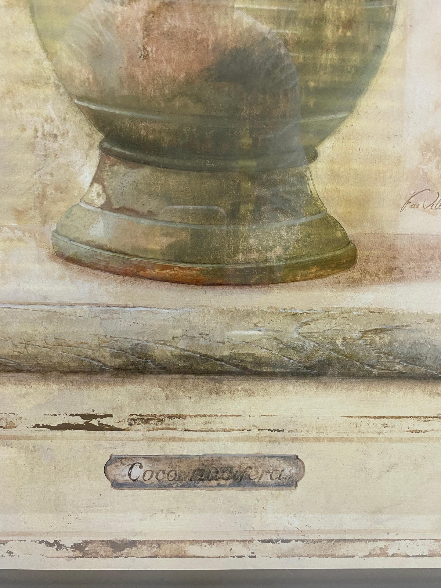 Large Botanical Art Print in Custom Giltwood Frame — detail 4