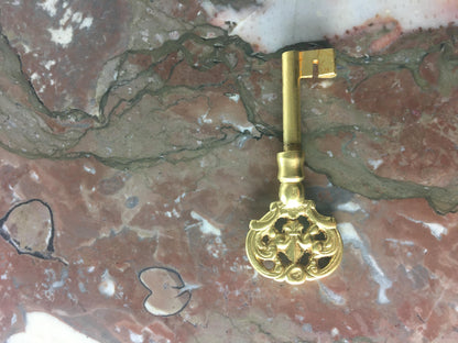 18th Century Louis XV Style Ormolu Mounted Bronze Bombe Commode, Stamped — detail 8