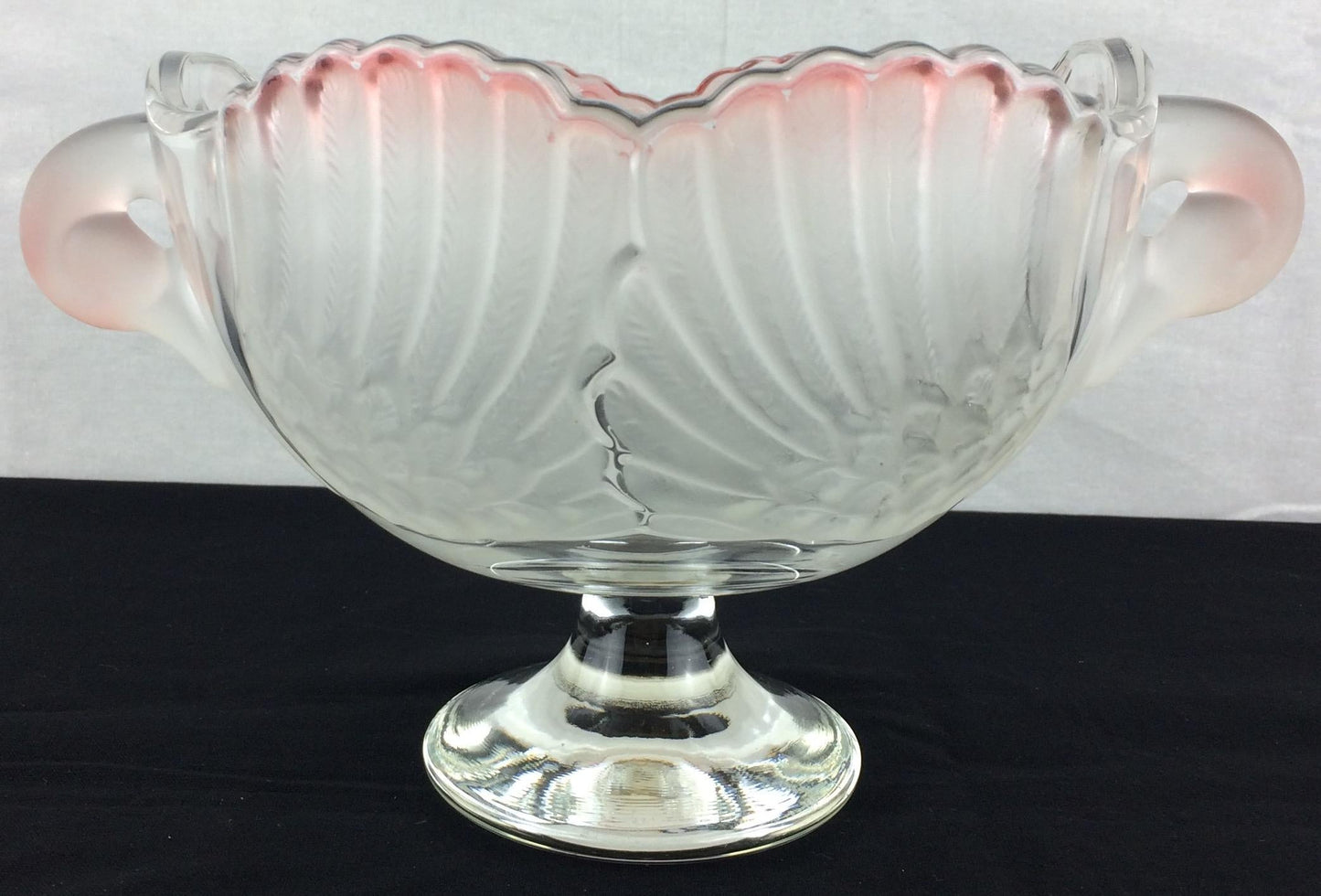 French Crystal Fruit Bowl or Serving Dish — detail 3