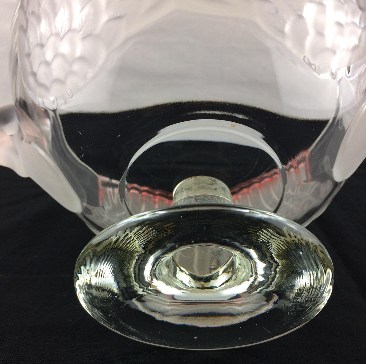 French Crystal Fruit Bowl or Serving Dish — detail 4