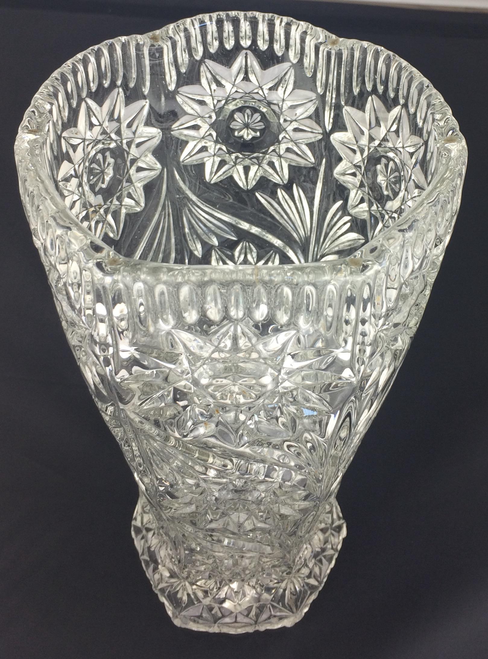 French Art Glass Vase — detail 5
