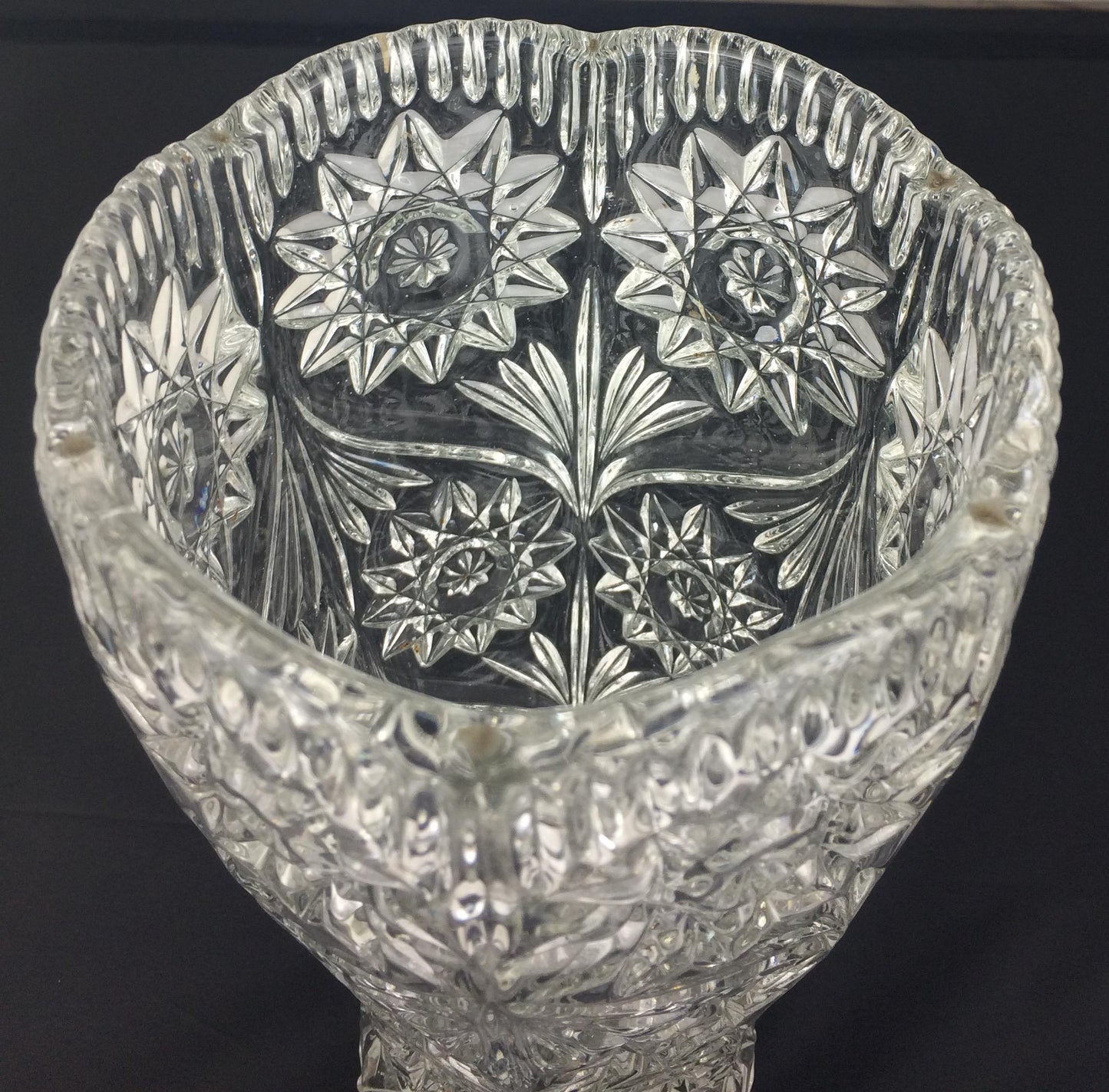 French Art Glass Vase — detail 3