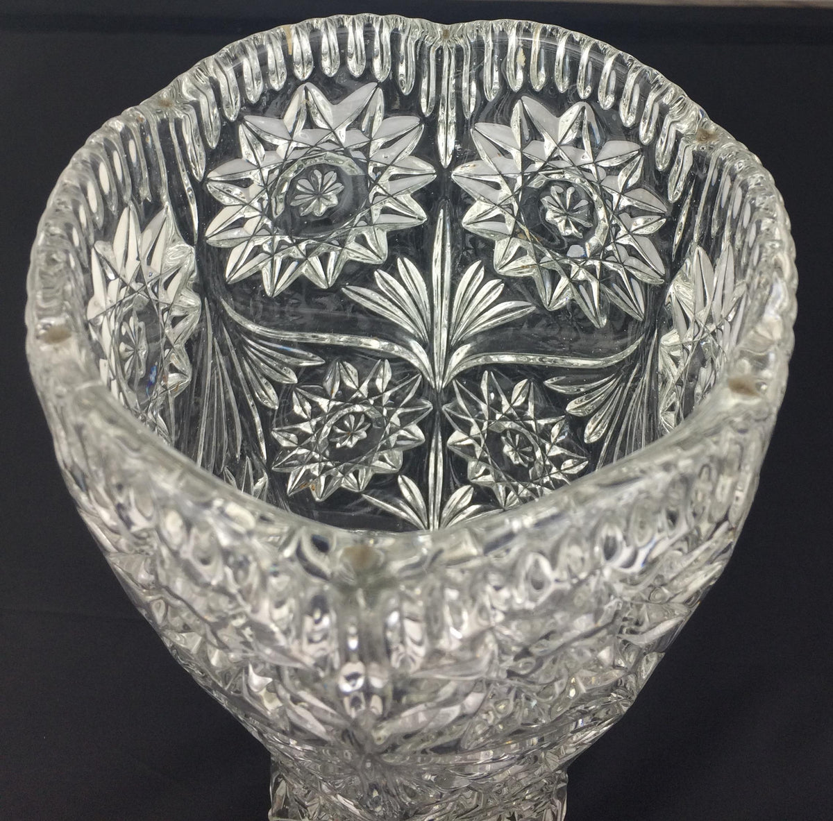 French Art Glass Vase — detail 3