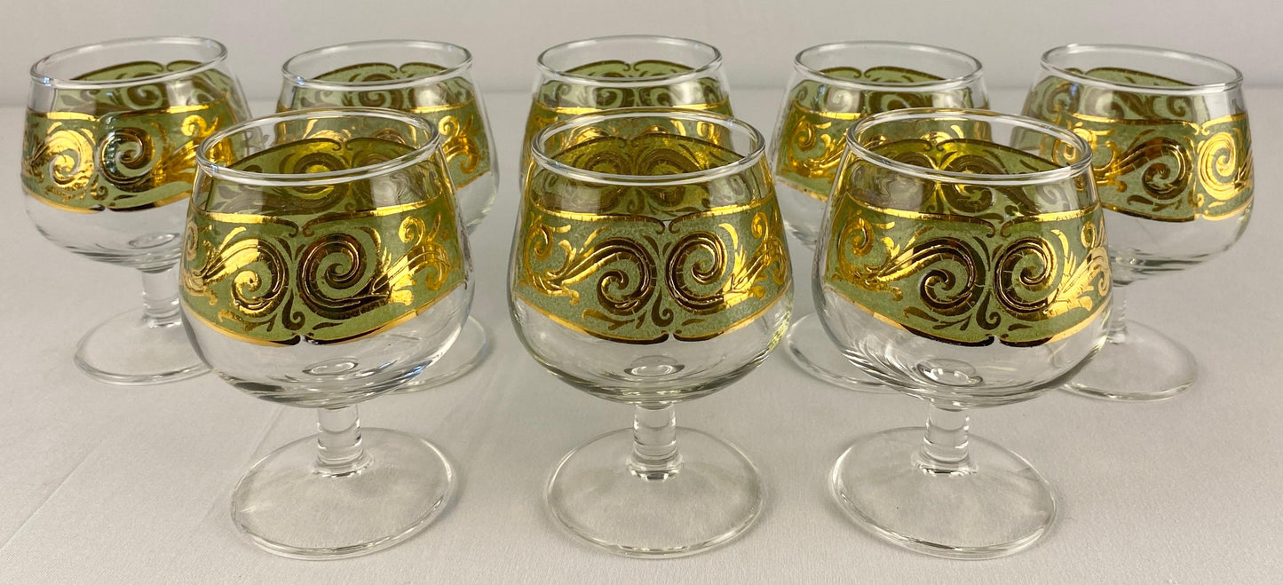 Culver Cordial Glasses Set of 8 — detail 10
