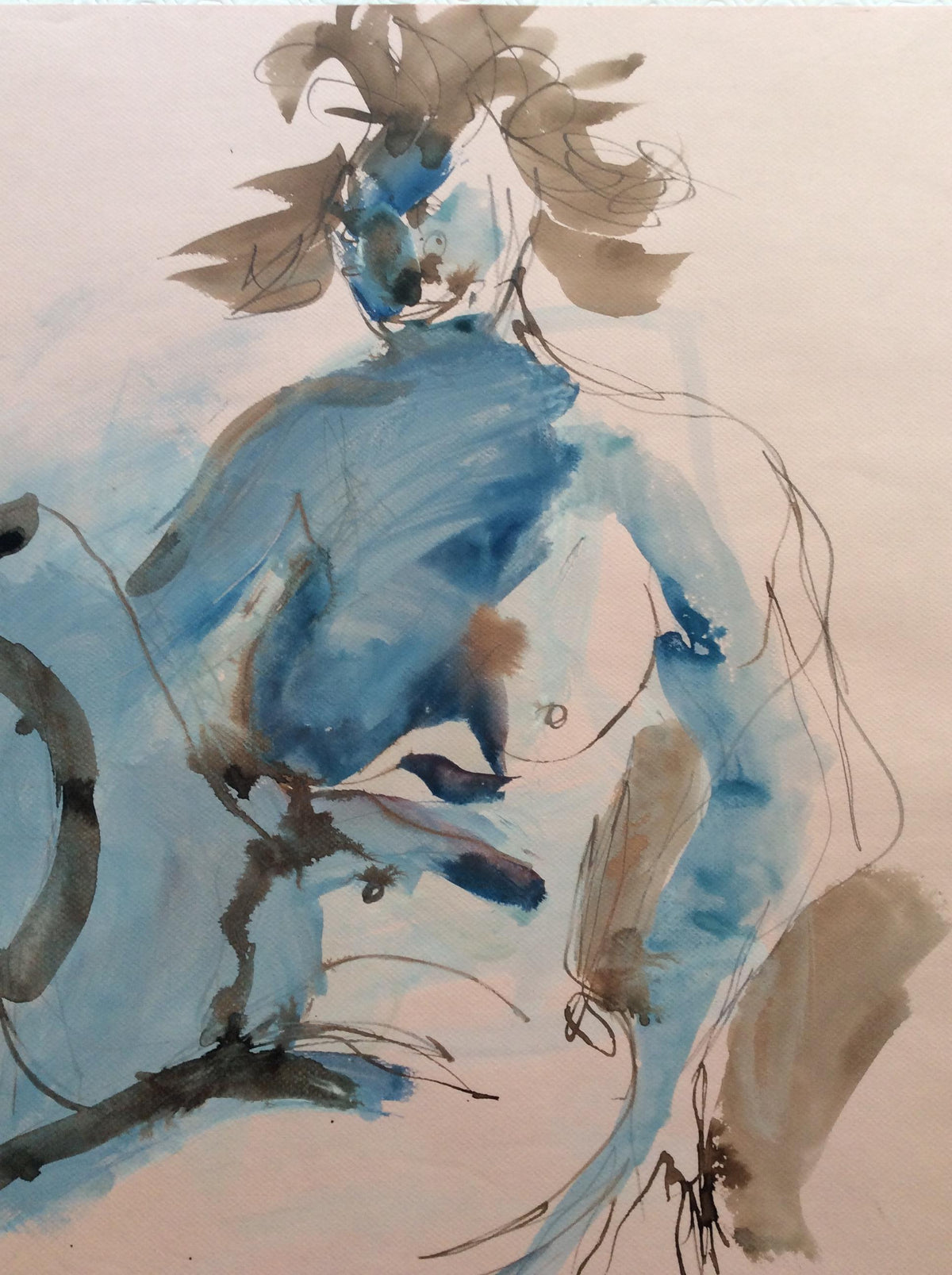 Original Contemporary Figurative Painting by Bernard Damiano — detail 4