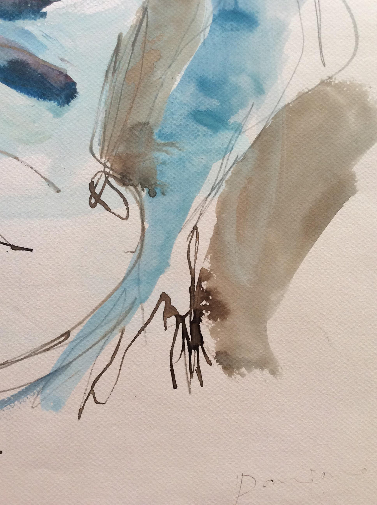 Original Contemporary Figurative Painting by Bernard Damiano — detail 3