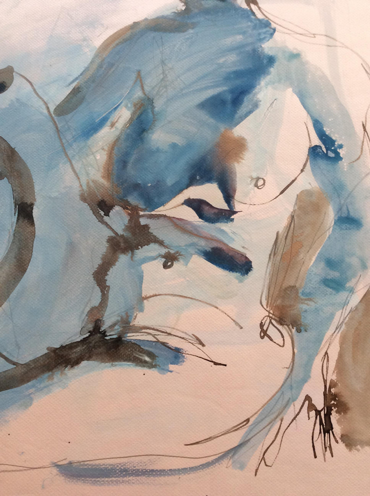 Original Contemporary Figurative Painting by Bernard Damiano — detail 2