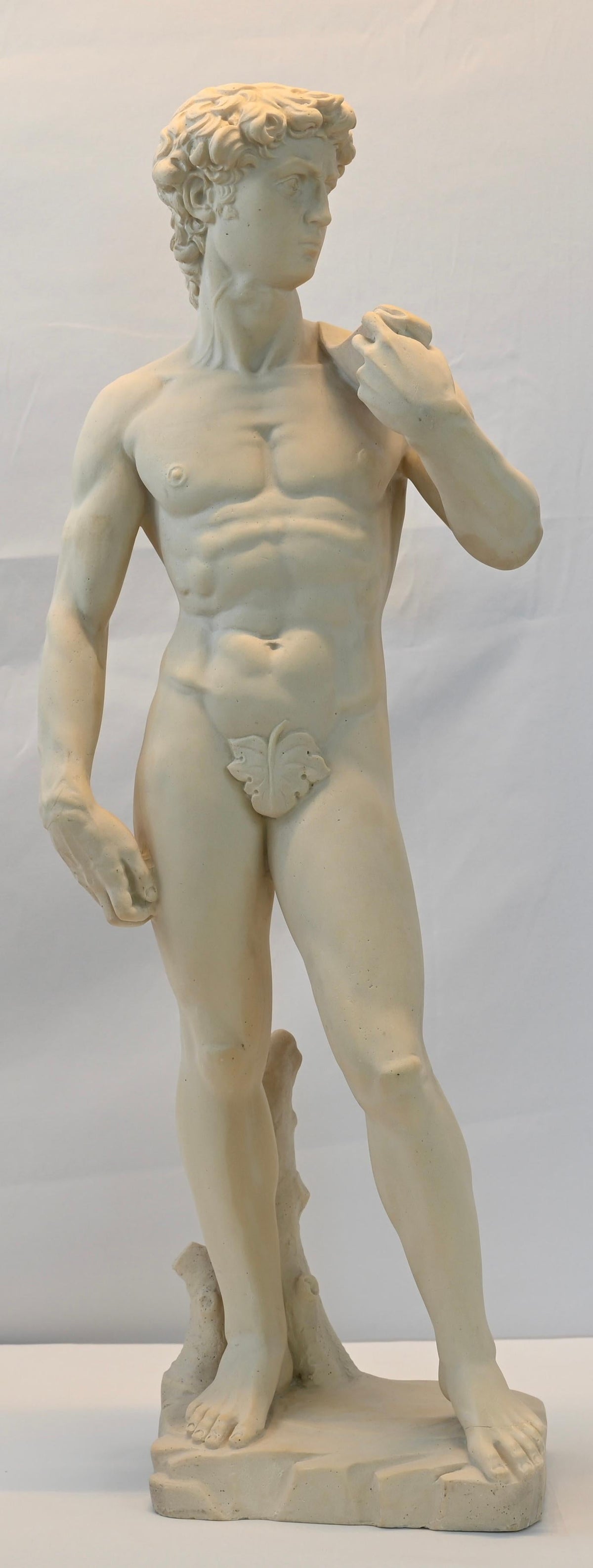 Roman Classical Nude Male Marble Sculpture by Lorenzo dal Torrione, Italy — detail 6