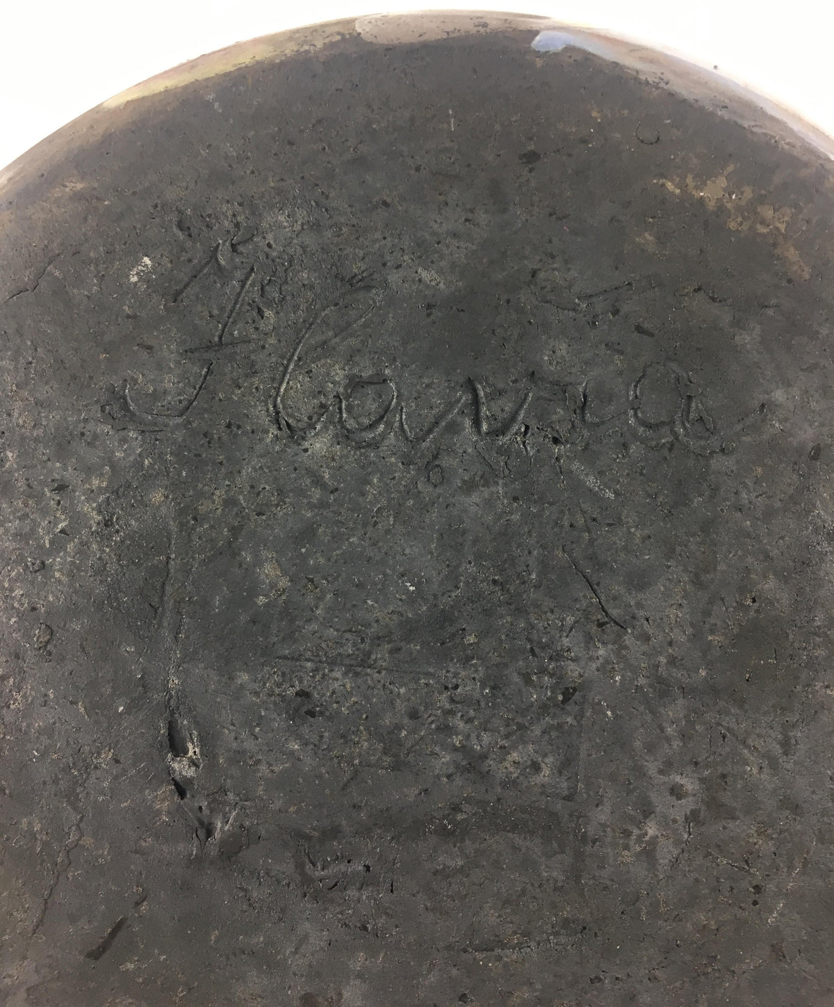 French Metallic Glaze Ceramic Bowl or Vide Poche — detail 8