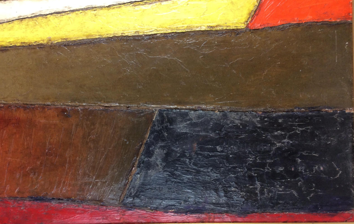 Original 20th Century Abstract Painting by Christian Lagarde Demianoff — detail 8