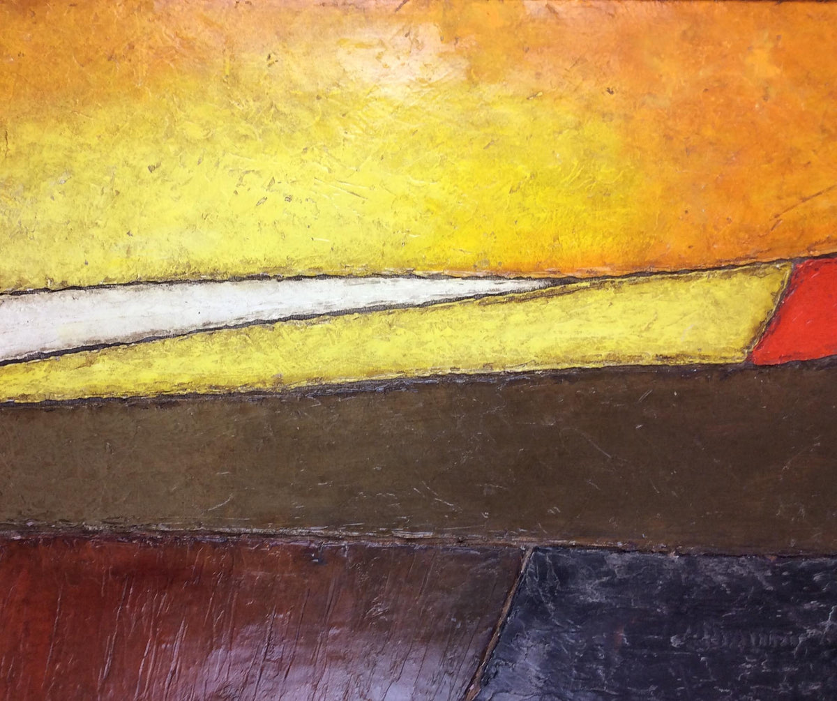 Original 20th Century Abstract Painting by Christian Lagarde Demianoff — detail 9