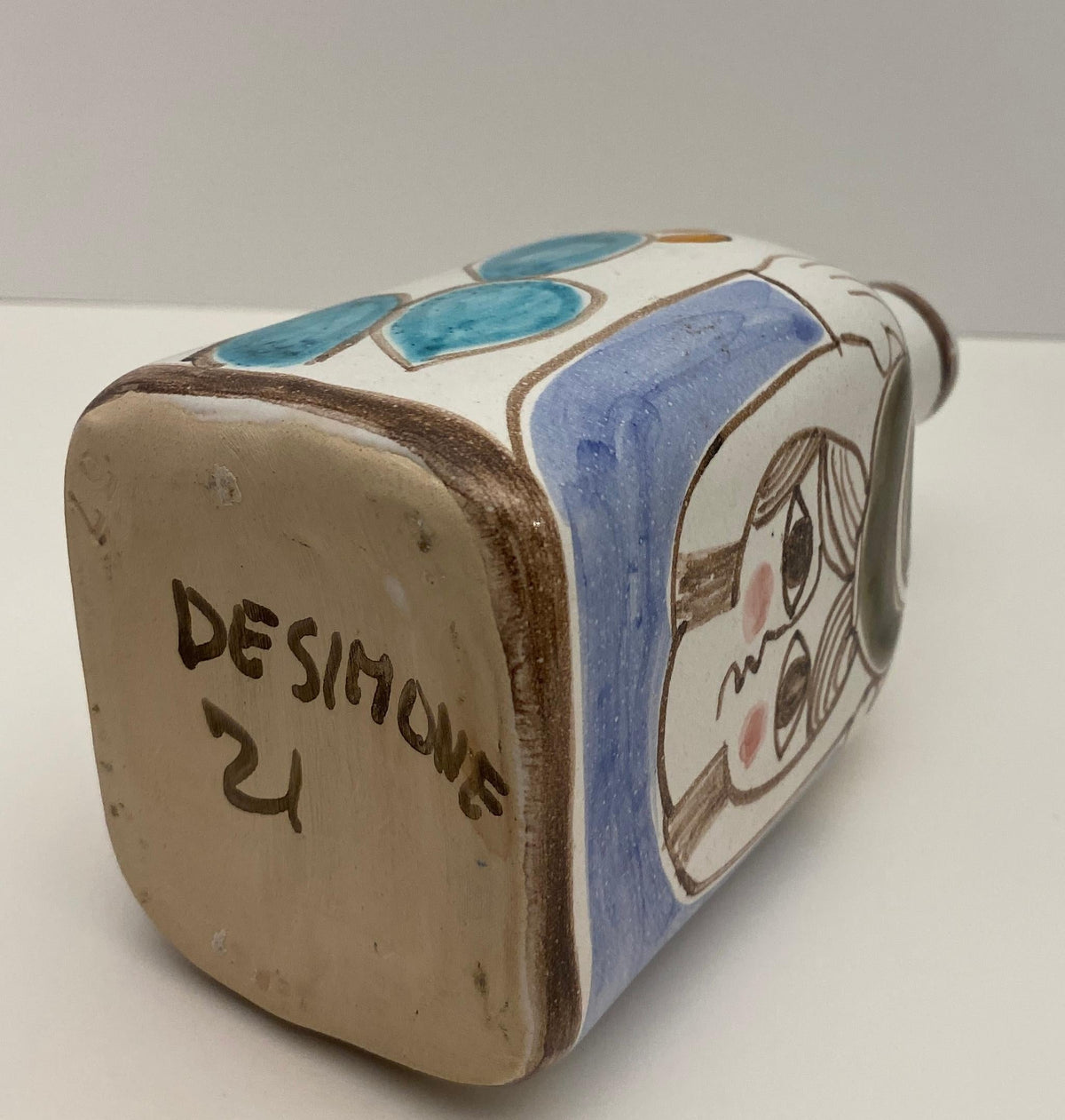 Desimone Hand Painted Ceramic Vase — detail 6