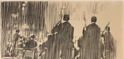 Musical Theme Lithograph Titled "in Concert" by Edna Glaubman — detail 4