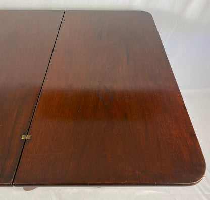 Antique American Empire Style Cuban Mahogany Game Table — detail 4