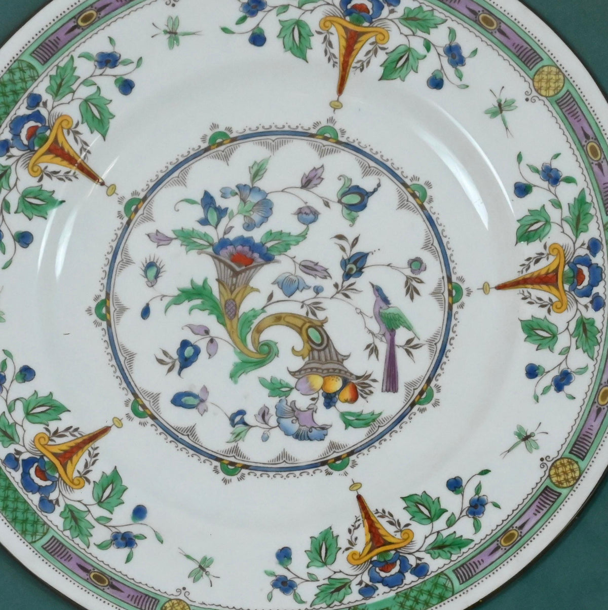 Framed Wedgwood Porcelain Charger or Decorative Dish — detail 2