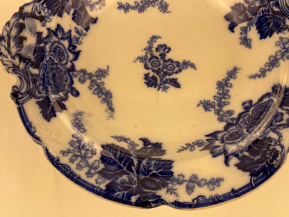 English Blue and White Ironstone Tableware, Transfer Bowl by Cauldon Messina — detail 3