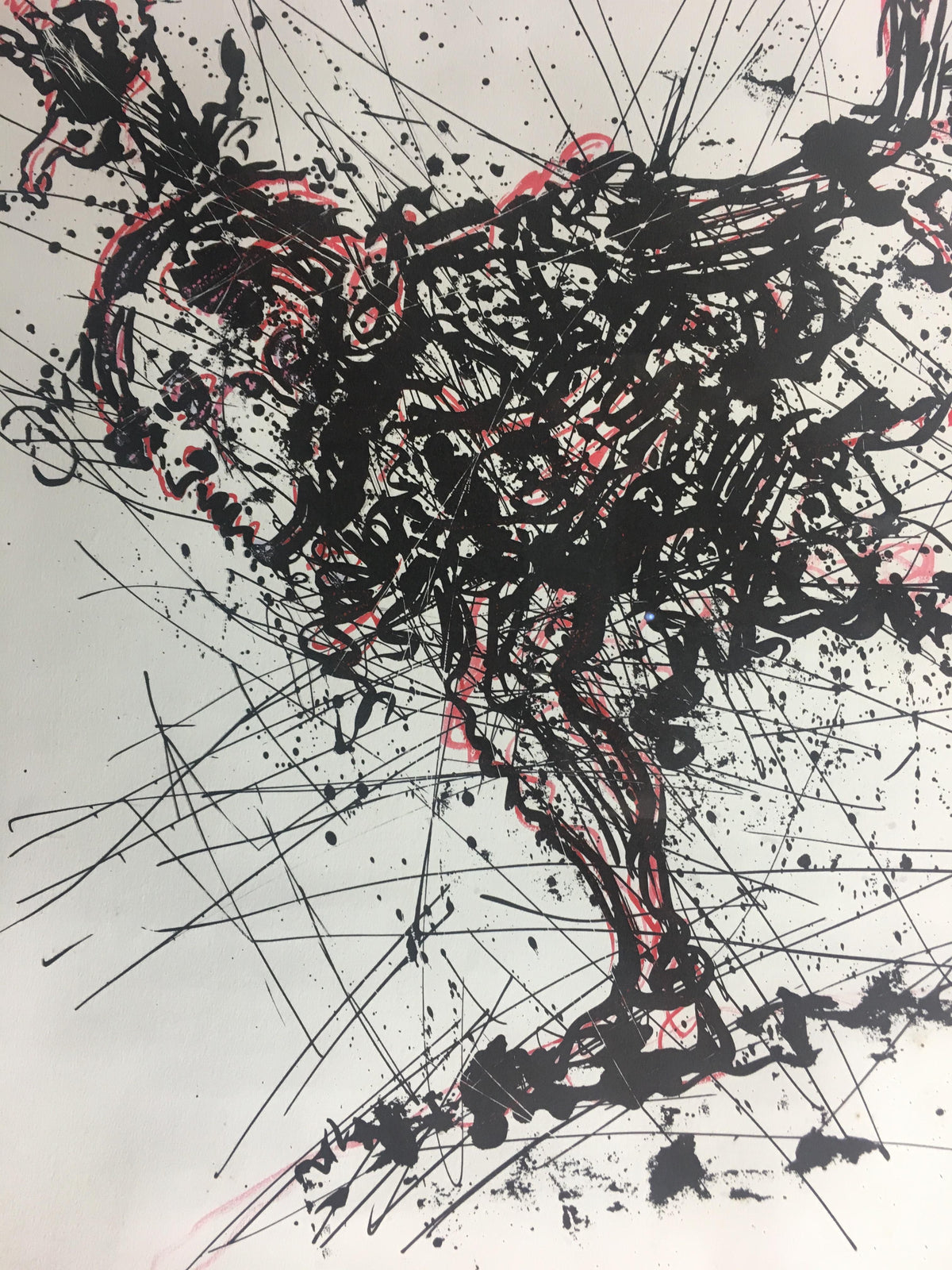 Gerard Eppele Midcentury Original Drawing "Eppreuve d'Artist" — detail 3