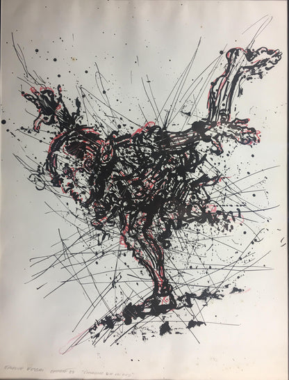 Gerard Eppele Midcentury Original Drawing "Eppreuve d'Artist" — detail 7