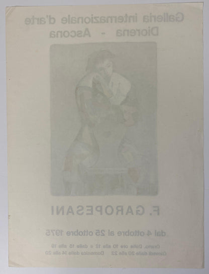 Ferruccio Garopesani Original Art Exhibition Poster — detail 4