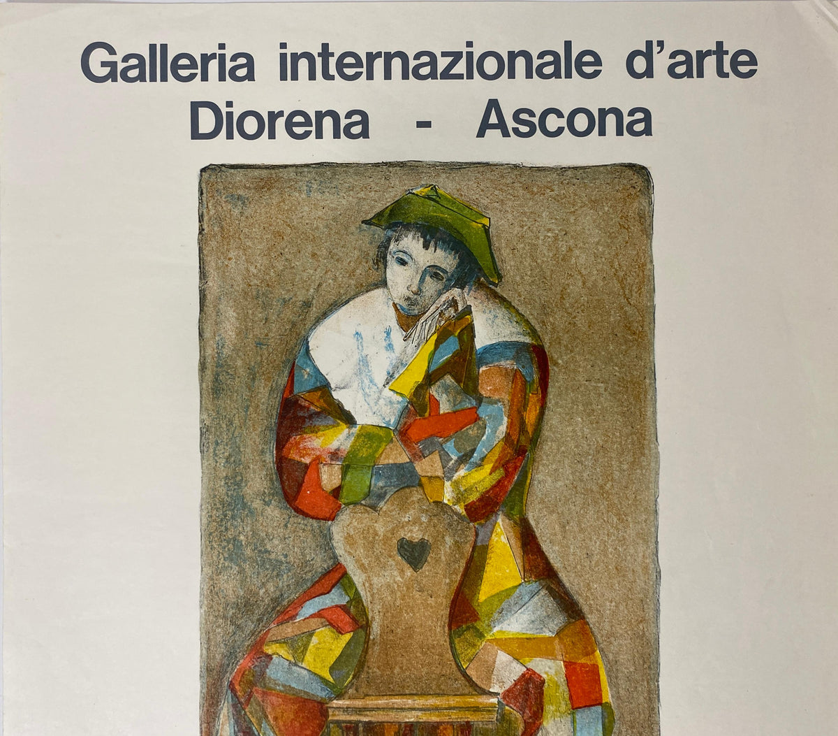 Ferruccio Garopesani Original Art Exhibition Poster — detail 5