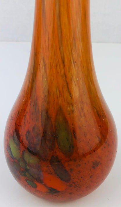 Murano Fratelli Toso Art Glass Flower Vase — detail 4