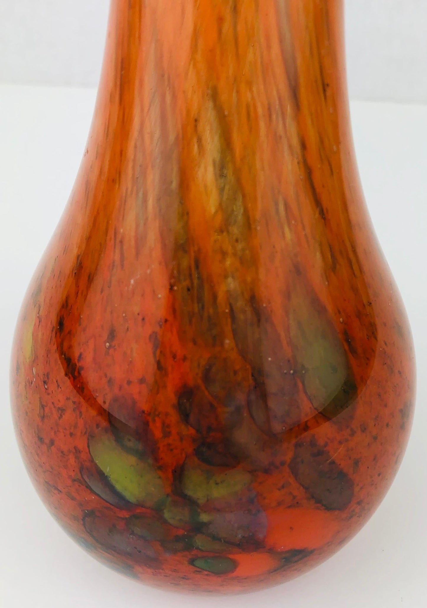 Murano Fratelli Toso Art Glass Flower Vase — detail 3