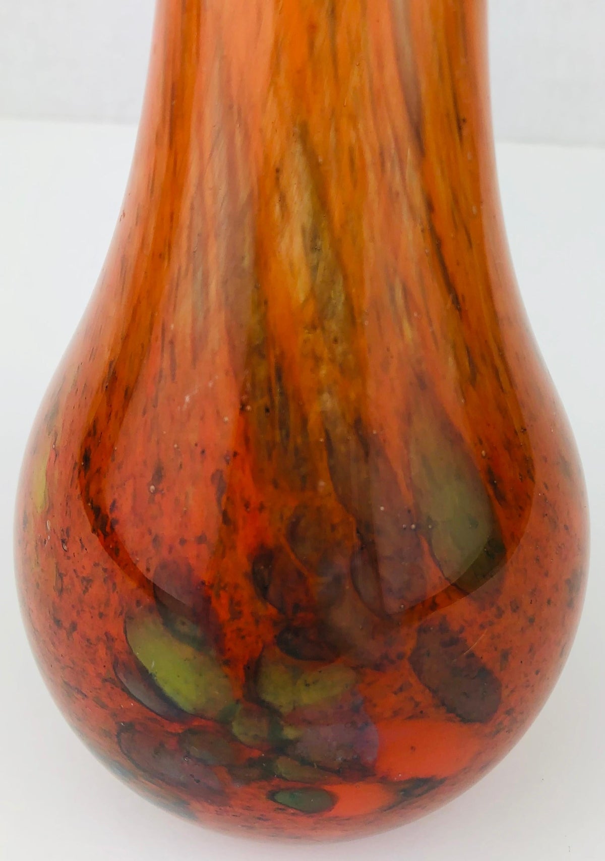 Murano Fratelli Toso Art Glass Flower Vase — detail 3