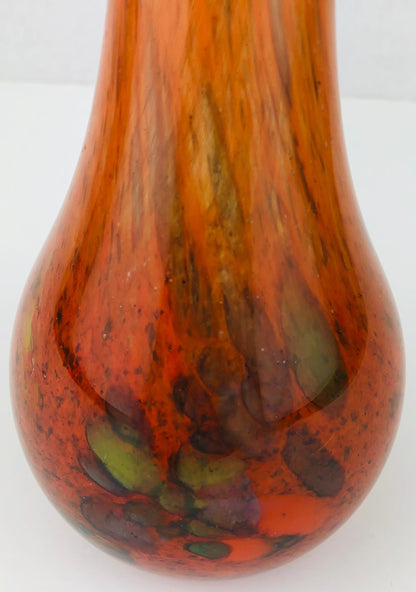 Murano Fratelli Toso Art Glass Flower Vase — detail 3