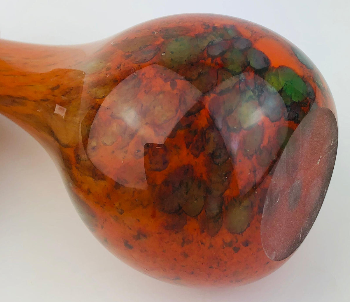 Murano Fratelli Toso Art Glass Flower Vase — detail 5