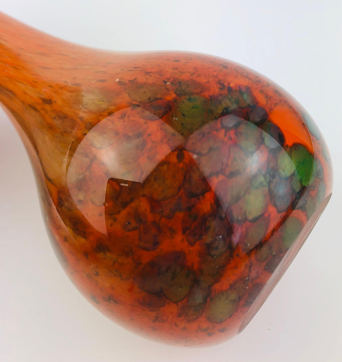 Murano Fratelli Toso Art Glass Flower Vase — detail 6