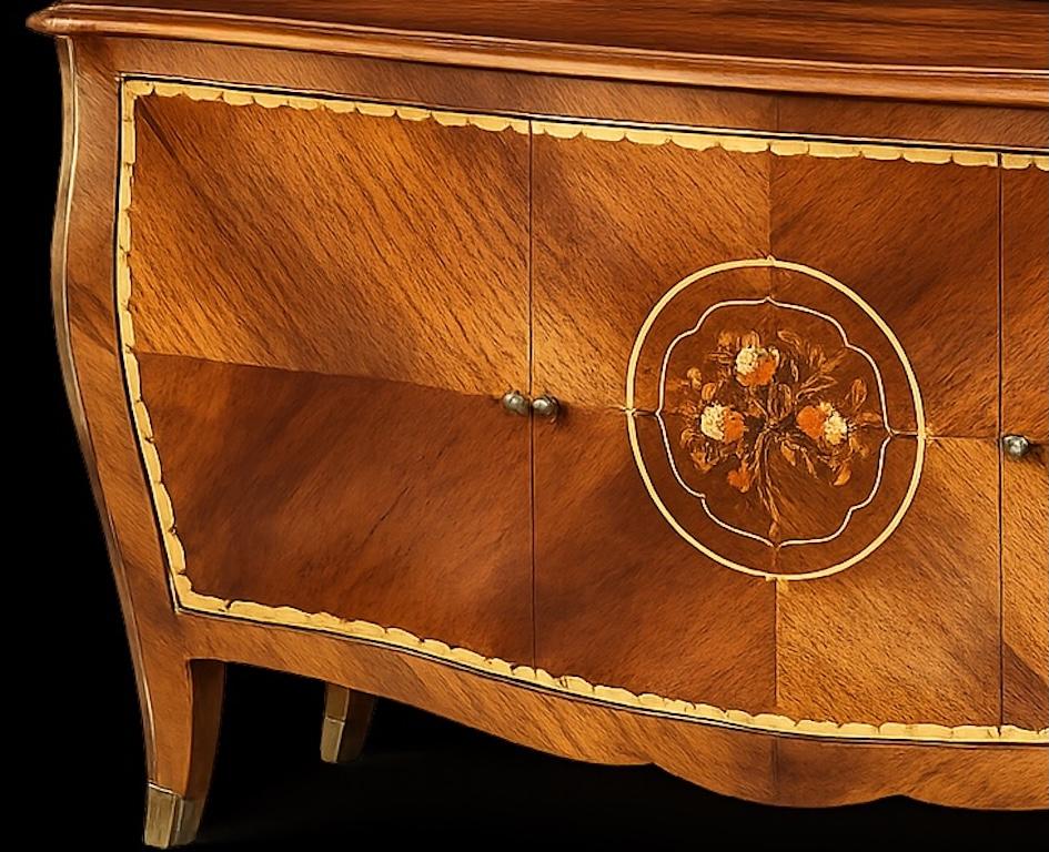 French Art Deco Buffet, Sideboard or Credenza in the style of Gaston Poisson — detail 6
